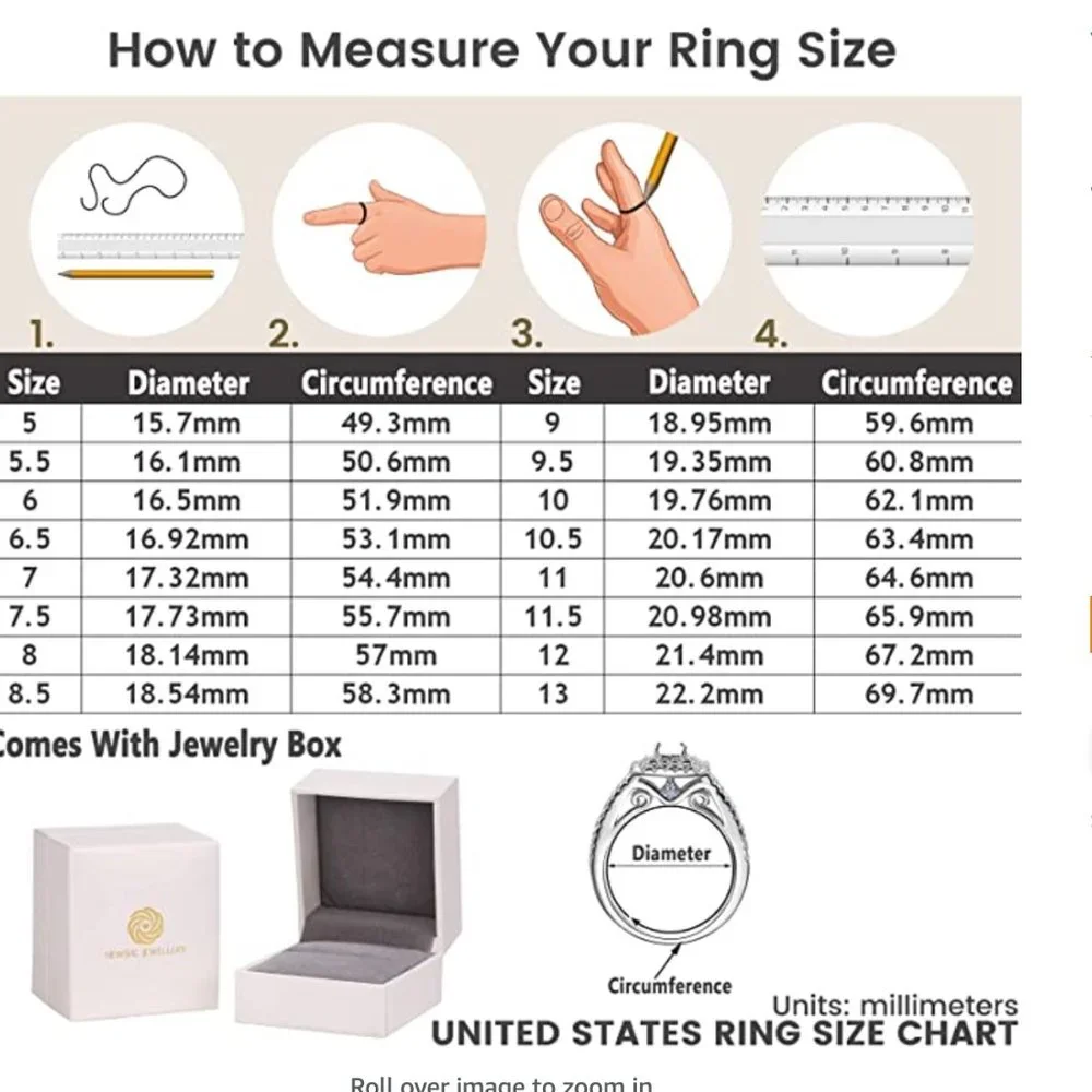 Classic Style Gold And Diamond Ring Gold platted over Sterling - Picture 4 of 5